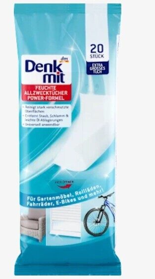 Denkmit mitrās salvetes Power Formel, 20 gb